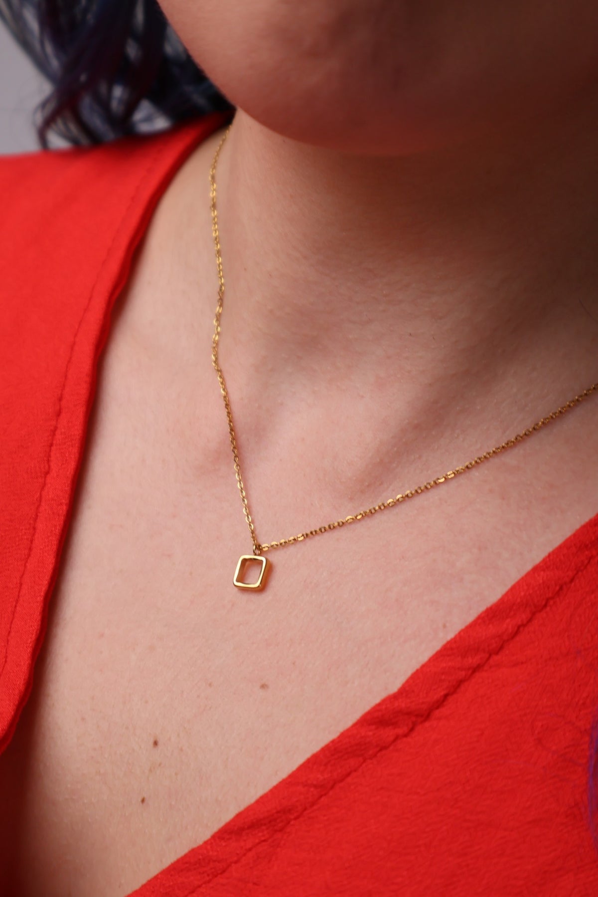 Colar Aço Inoxidável Dourado