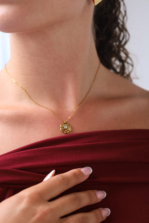 Colar Aço Inoxidável Dourado