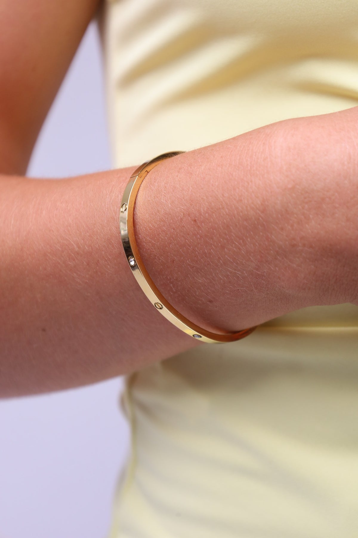 Pulseira Aço Inoxidável Dourada