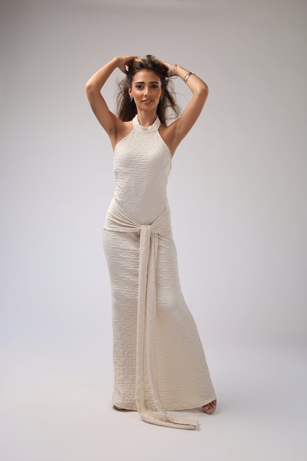 Vestido Beige
